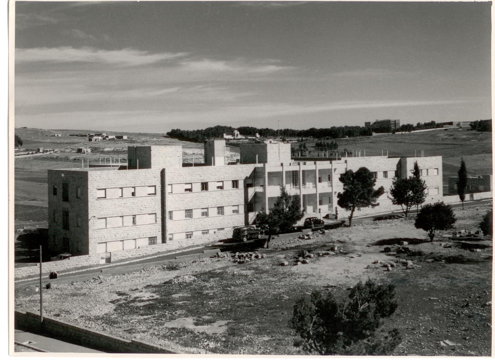 Saint Joseph Hospital , historical photograph, circa 1956